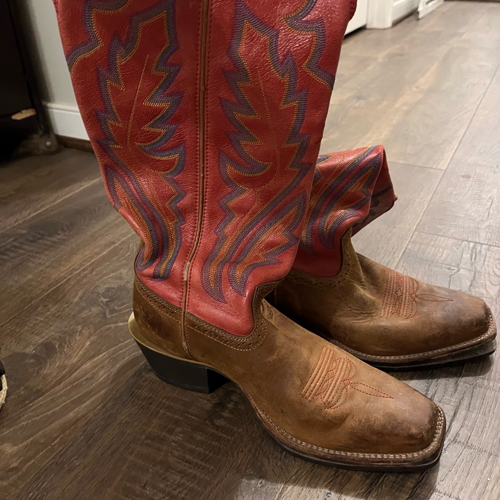 Twisted X Red and Brown Men's Boots